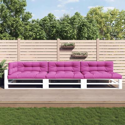 VidaXL Palletkussens 7 st stof roze VidaXL Palletkussens 7 st stof roze