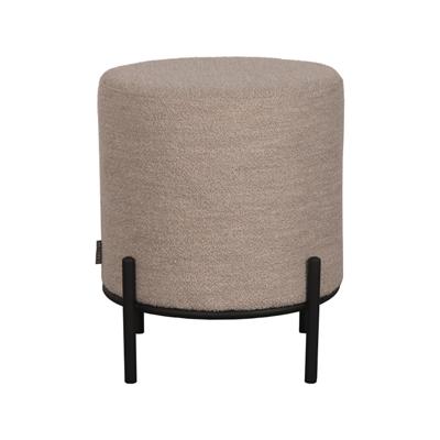 LABEL51 Hocker 'Troy' Bouclé, 41cm, kleur Naturel