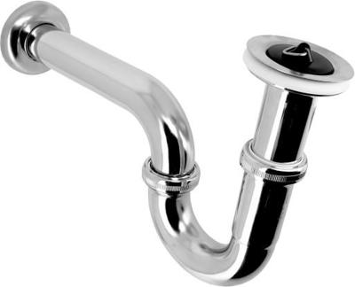 Sifon Universeel met plug - Telescopisch - Verchroomd - 1-1/4 x 32mm