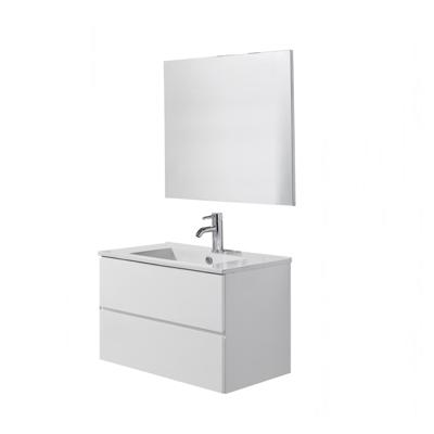 Badmeubelset London Basis 80 cm incl. Spiegel Wit Badmeubelset London Basis 80 cm incl. Spiegel Wit