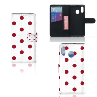 Samsung Galaxy M20 Book Cover Cherries - thumbnail