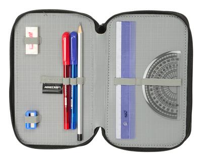 Safta Minecraft Gevuld Etui TNT - 37 stuks - 19,5 x 12,5 x 5,5 cm - Polyester