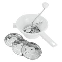 Metaltex Passeerzeef 20 cm RVS/Wit - thumbnail