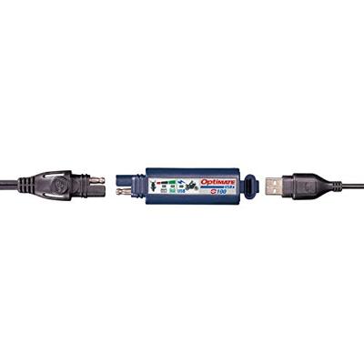 TecMATE usb-laadapparaat "o-100 usb charger optimate m. sae connection - thumbnail