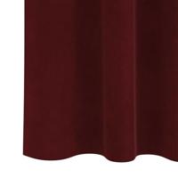 VidaXL Verduisterende gordijnen 2 pcs wijnrood 140 x 175 cm fluweel - thumbnail