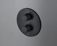 Hotbath Cobber Inbouw Thermostaat Afbouwdeel Zwart Mat CB009 - thumbnail