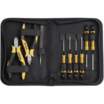 Wiha 43994 Gereedschapsset ESD Incl. tas 9-delig