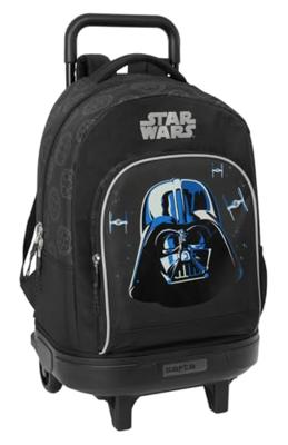 Schoolrugzak met Wielen Star Wars Rebellion Zwart 33 x 45 x 22 cm Schoolrugzak met Wielen Star Wars Rebellion Zwart 33 x 45 x 22 cm