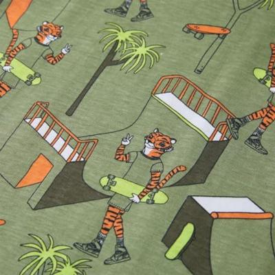 VidaXL Kinderpyjama met korte mouwen 92 lichtkakikleurig