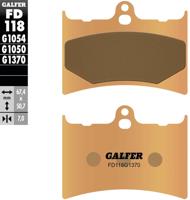 GALFER remblokken "fd118" brake pad fd118 g1370 sintered metal - thumbnail