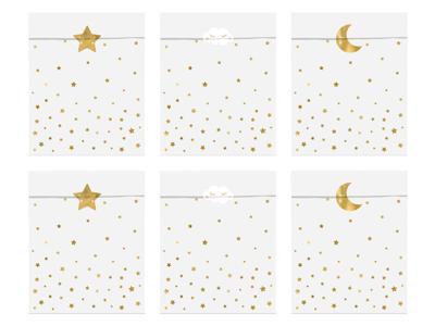 Traktatiezakjes Little Star 13x14cm (6st)