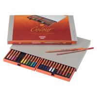 Kleurpotlood Bruynzeel Design met luxe bewaardoos set à 24 kleuren - thumbnail