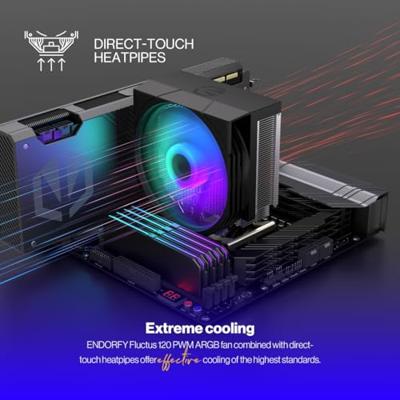 ENDORFY Spartan 5 MAX ARGB Processor Luchtkoeler 12 cm Zwart 1 stuk(s)