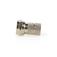 Nedis F-Connector | Male | Twist-On | 5.5 mm | Zilver | 5 Stuks | 1 stuks - CSGB41903ME CSGB41903ME - thumbnail