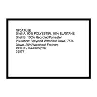 The North Face Belleview Stretch Down Hoodie Heren Isolatiejas Shady Blue XL - thumbnail