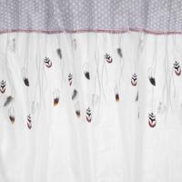 Douchegordijn Differnz Dreamer Polyester 180x200 cm Wit Differnz - thumbnail