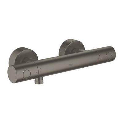 Thermostaatkraan GROHE Grohtherm 1000 Cosmopolitan M Opbouw Douchekraan Hard Graphite Geborsteld