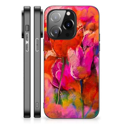 Kleurrijke Telefoonhoesje iPhone 14 Pro Tulips Kleurrijke Telefoonhoesje iPhone 14 Pro Tulips