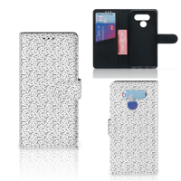 LG Q60 Telefoon Hoesje Stripes Dots - thumbnail