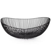 SERAX - Meo - Mand ovaal 37x33cm h14 zwart - thumbnail