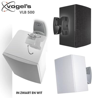 Vogels VLB 500 Luidspreker-wandbeugel Kantelbaar, Draaibaar Zwart 1 paar - thumbnail