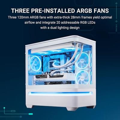 Asus Prime AP202 TG ARGB Wit Asus Prime AP202 TG ARGB Wit