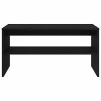 Tv-meubel 80x40x40 cm spaanplaat zwart eikenkleurig - thumbnail