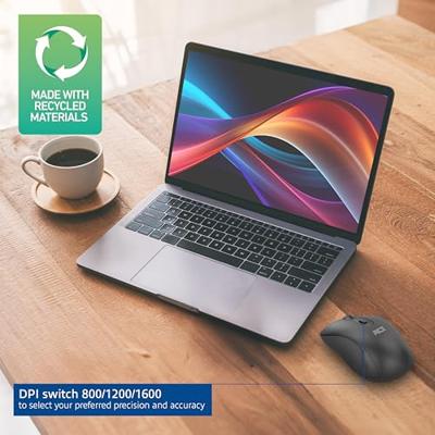 ACT draadloze muis, 1000 dpi, zwart ACT draadloze muis, 1000 dpi, zwart