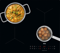 AEG 6000 serie Bridge inductie Kookplaat 80 cm ILB84443CB - thumbnail