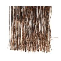 Decoris Lametta Vinyl Glans 50x40cm bruin - thumbnail