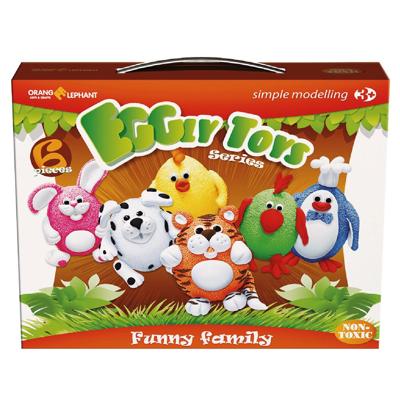 Basic Klei a-ball clay funny family