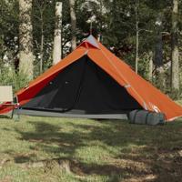 VidaXL Tipitent 1-persoons waterdicht oranje - thumbnail