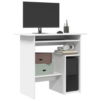 Bureau 80x45x74 cm spaanplaat wit