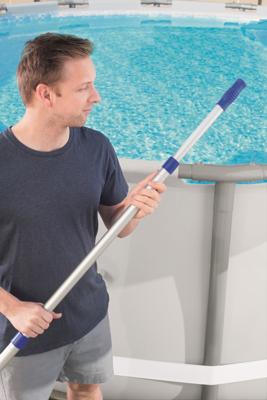 Bestway Aluminium Telescoopstok Zwembad 360 cm Tuin 58279 - thumbnail