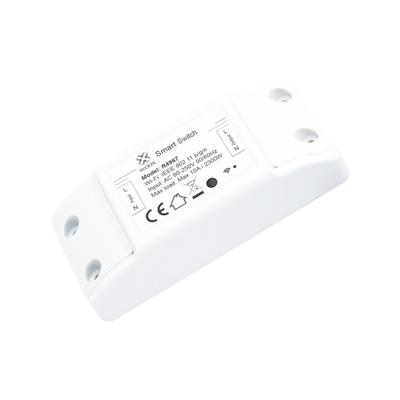 WOOX r4967 smart wifi switch powered by tuya, 10a, 2300w, 100-240vac 50-60hz, wi-fi