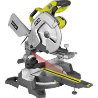 Ryobi EMS254L 2000 W compacte afkort/verstekzaagmachine met laser - 5133001202 - thumbnail