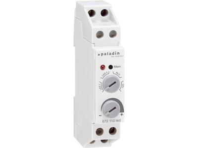 Müller 23384 DIN-rail dimmer Geschikt voor lampen: LED-lamp, Gloeilamp, Halogeenlamp, Spaarlamp Grijs Müller 23384 DIN-rail dimmer Geschikt voor lampen: LED-lamp, Gloeilamp, Halogeenlamp, Spaarlamp Grijs