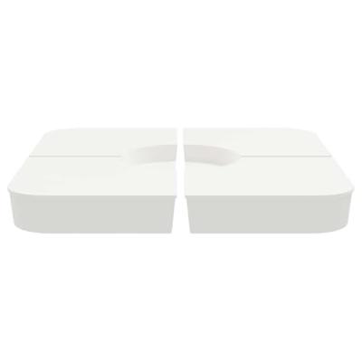 4-delige Set parasolvoeten voor kruisvoet parasol 100 kg PP