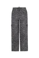 Like Flo winter twill broek meisjes teens - grijs - Fiene - zijzakken - thumbnail