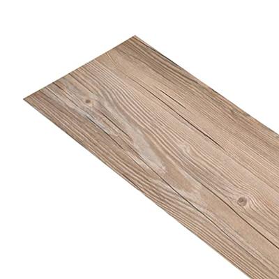VidaXL Vloerplanken niet-zelfklevend 5,26 m² 2 mm pvc eikenbruin