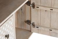 Dressoir DKD Home Decor Wit Natuurlijk Mangohout 115 x 42 x 75 cm - thumbnail