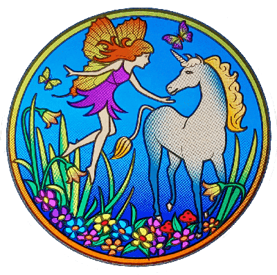 Raamsticker Magic Unicorn