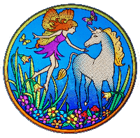 Raamsticker Magic Unicorn - thumbnail