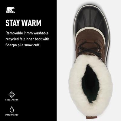 Sorel Caribou WP Snowboots Heren 47