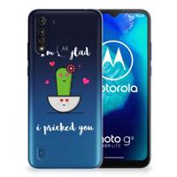 Motorola Moto G8 Power Lite Telefoonhoesje met Naam Cactus Glad - thumbnail