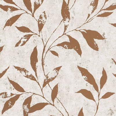 DUTCH WALLCOVERINGS behang leafs beige en bruin