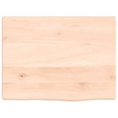 VidaXL Wastafelblad 40x30x2 cm onbehandeld massief hout VidaXL Wastafelblad 40x30x2 cm onbehandeld massief hout