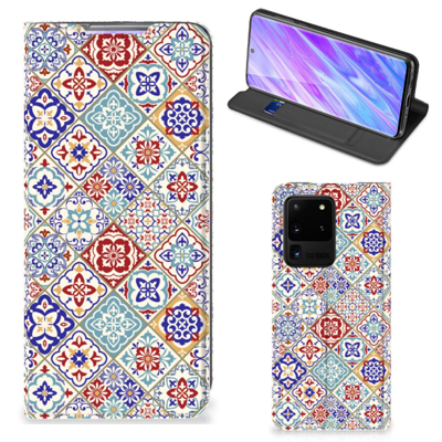 Samsung Galaxy S20 Ultra | Standcase | Tiles Color Samsung Galaxy S20 Ultra | Standcase | Tiles Color