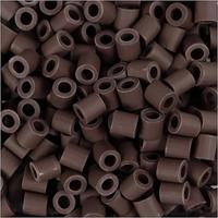 NABBI Biobeads van , afm 5x5 mm, gatgrootte 2.5 mm, medium, bruin, 1000 stuk/ 1 doos - thumbnail