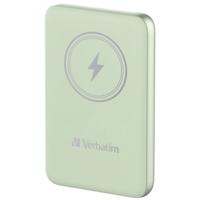 Verbatim Charge n Go Magnetic Wireless Powerbank 10000 mAh Fast Charge, Quick Charge 3.0, USB PD 3.0, Adaptive Fast Charge LiPo USB-C Groen - thumbnail
